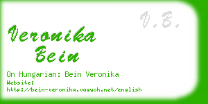 veronika bein business card